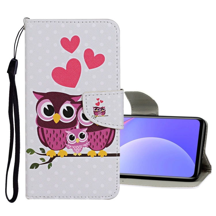 Custodia in pelle con motivo a disegno colorato, For Xiaomi Redmi Note 11 China, For Xiaomi Redmi Note 11 Pro China