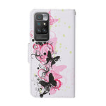Custodia in pelle con motivo a disegno colorato, For Xiaomi Redmi 10 2022, For Xiaomi Redmi K40