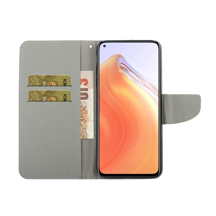 Custodia in pelle con motivo a disegno colorato, For Xiaomi Redmi Note 10 Pro, For Xiaomi Redmi Note 10 Pro China