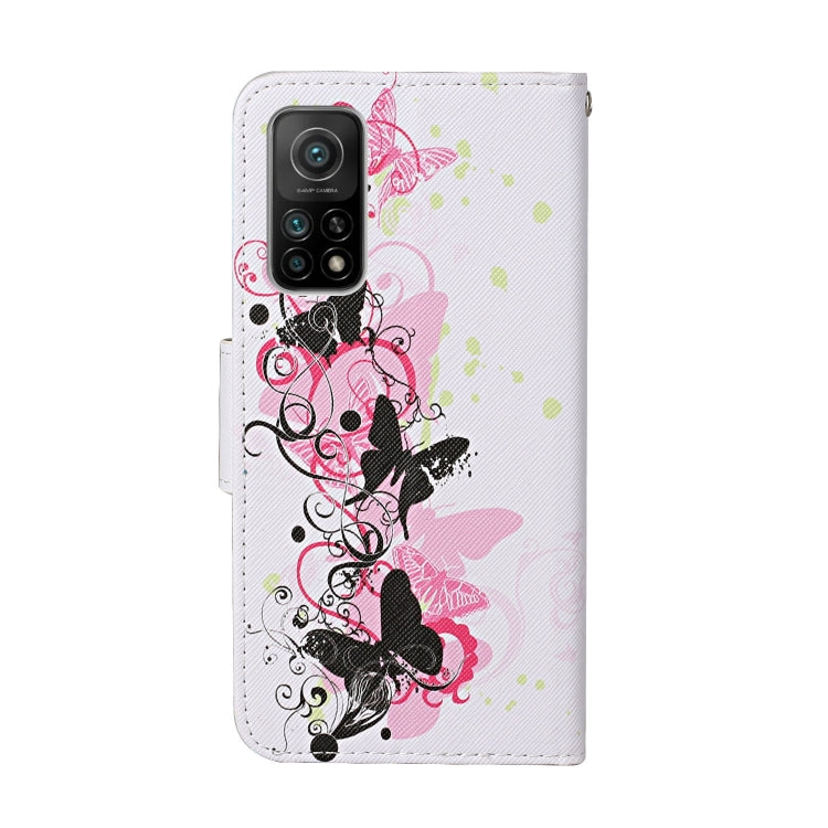Custodia in pelle con motivo a disegno colorato, For Xiaomi Mi 10T / 10T Pro 5G, For Xiaomi Mi 10T Lite 5G