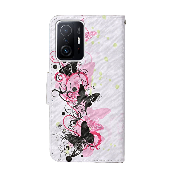 Custodia in pelle con motivo a disegno colorato, For Xiaomi 11T