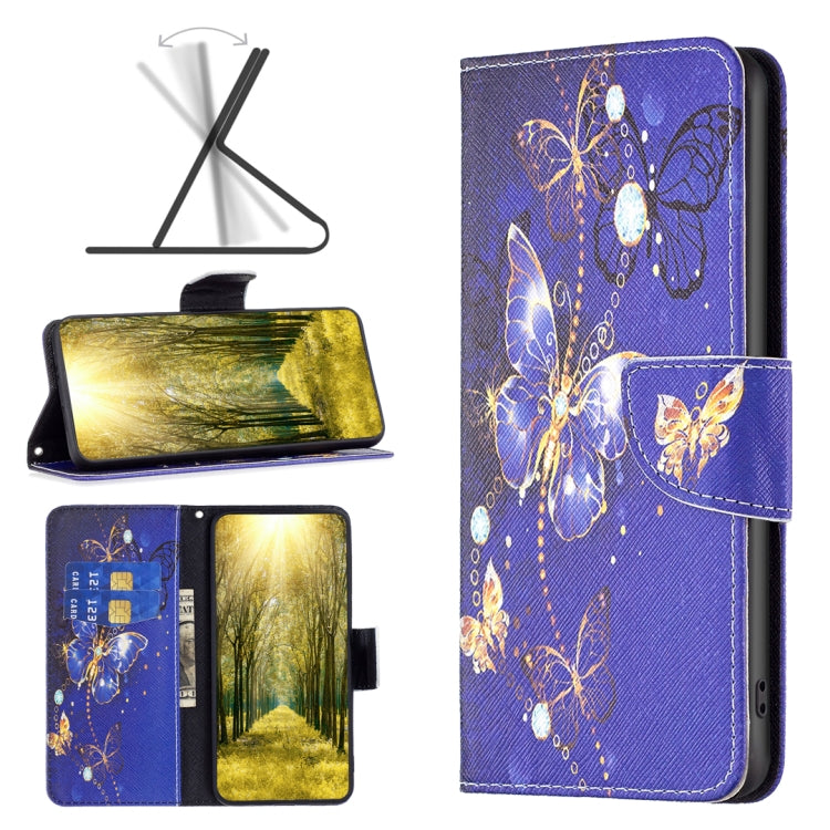 Custodia per telefono in pelle a vibrazione orizzontale con motivo a disegno colorato, For Nokia G11 / G21