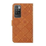 Custodia per cellulare in pelle con motivo goffrato stile etnico, For Xiaomi Redmi 10, For Xiaomi Redmi 10C, For Xiaomi Redmi K40