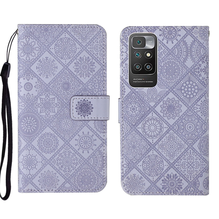 Custodia per cellulare in pelle con motivo goffrato stile etnico, For Xiaomi Redmi 10, For Xiaomi Redmi 10C, For Xiaomi Redmi K40