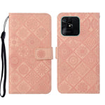 Custodia per cellulare in pelle con motivo goffrato stile etnico, For Xiaomi Redmi 10, For Xiaomi Redmi 10C, For Xiaomi Redmi K40