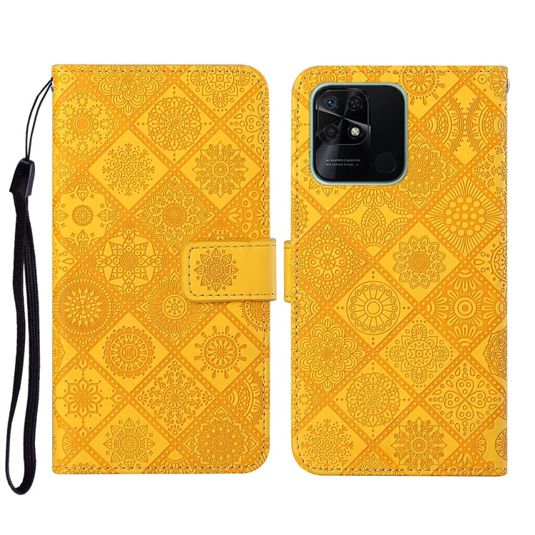 Custodia per cellulare in pelle con motivo goffrato stile etnico, For Xiaomi Redmi 10, For Xiaomi Redmi 10C, For Xiaomi Redmi K40