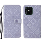 Custodia per cellulare in pelle con motivo goffrato stile etnico, For Xiaomi Redmi 10, For Xiaomi Redmi 10C, For Xiaomi Redmi K40