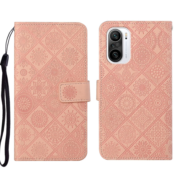 Custodia per cellulare in pelle con motivo goffrato stile etnico, For Xiaomi Redmi 10, For Xiaomi Redmi 10C, For Xiaomi Redmi K40