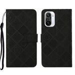 Custodia per cellulare in pelle con motivo goffrato stile etnico, For Xiaomi Redmi 10, For Xiaomi Redmi 10C, For Xiaomi Redmi K40
