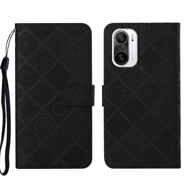 Custodia per cellulare in pelle con motivo goffrato stile etnico, For Xiaomi Redmi 10, For Xiaomi Redmi 10C, For Xiaomi Redmi K40