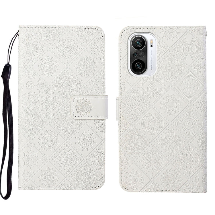 Custodia per cellulare in pelle con motivo goffrato stile etnico, For Xiaomi Redmi 10, For Xiaomi Redmi 10C, For Xiaomi Redmi K40