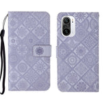 Custodia per cellulare in pelle con motivo goffrato stile etnico, For Xiaomi Redmi 10, For Xiaomi Redmi 10C, For Xiaomi Redmi K40