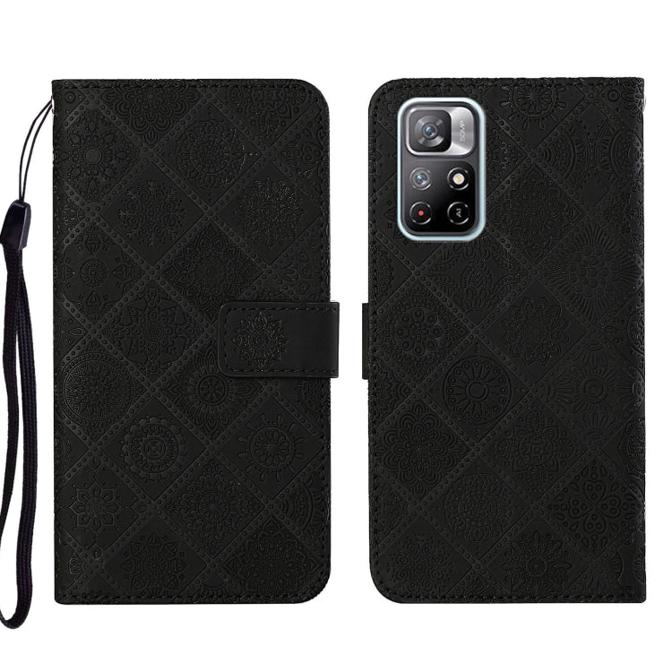 Custodia per cellulare in pelle con motivo goffrato stile etnico, For Xiaomi Redmi Note 11, For Xiaomi Redmi Note 11 4G Global, For Xiaomi Redmi Note 11 Pro