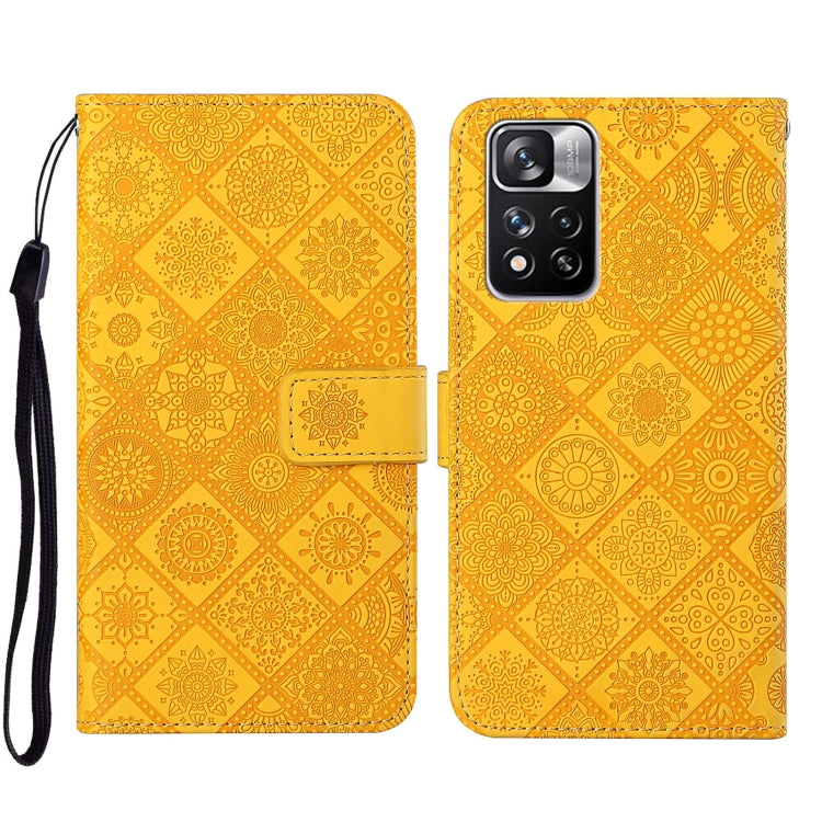 Custodia per cellulare in pelle con motivo goffrato stile etnico, For Xiaomi Redmi Note 11, For Xiaomi Redmi Note 11 4G Global, For Xiaomi Redmi Note 11 Pro