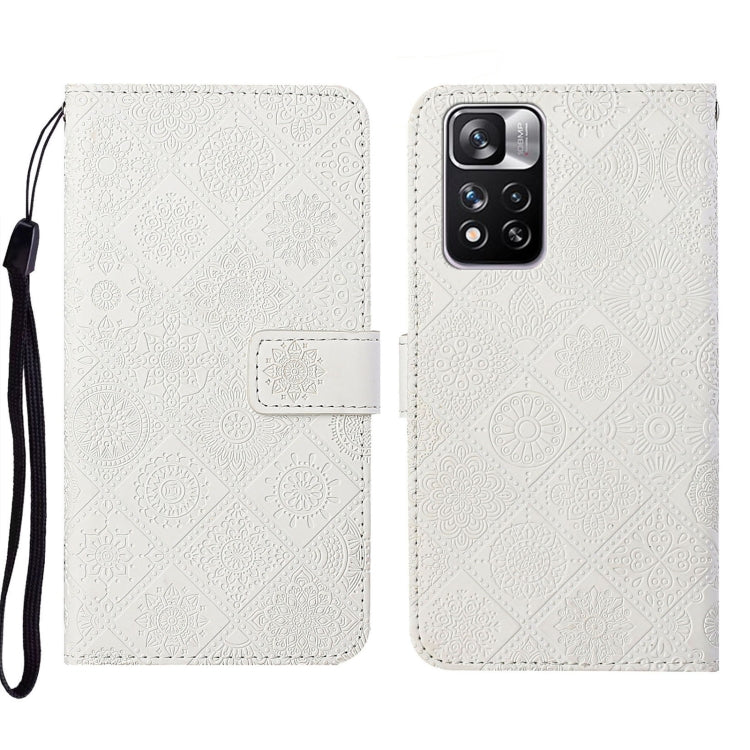 Custodia per cellulare in pelle con motivo goffrato stile etnico, For Xiaomi Redmi Note 11, For Xiaomi Redmi Note 11 4G Global, For Xiaomi Redmi Note 11 Pro