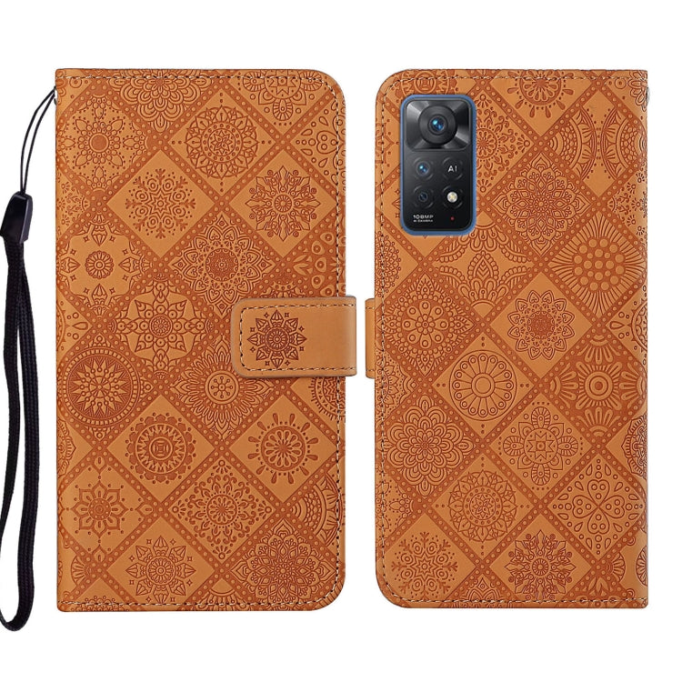 Custodia per cellulare in pelle con motivo goffrato stile etnico, For Xiaomi Redmi Note 11 Pro Global, For Xiaomi Redmi Note 10 Pro 5G, For Xiaomi Redmi Note 10 5G