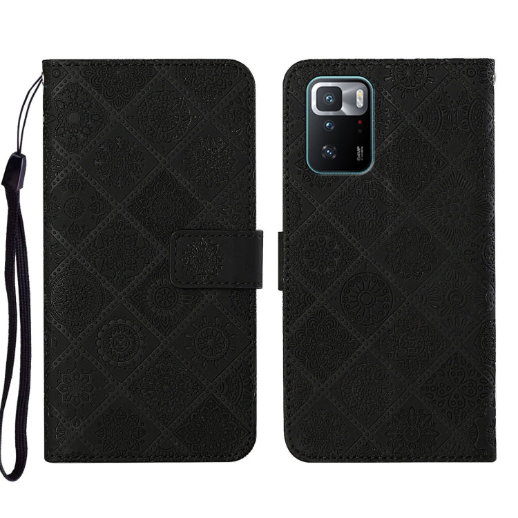 Custodia per cellulare in pelle con motivo goffrato stile etnico, For Xiaomi Redmi Note 11 Pro Global, For Xiaomi Redmi Note 10 Pro 5G, For Xiaomi Redmi Note 10 5G