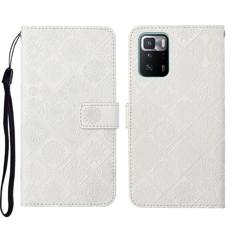 Custodia per cellulare in pelle con motivo goffrato stile etnico, For Xiaomi Redmi Note 11 Pro Global, For Xiaomi Redmi Note 10 Pro 5G, For Xiaomi Redmi Note 10 5G