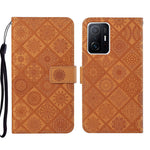 Custodia per cellulare in pelle con motivo goffrato stile etnico, For Xiaomi Mi 11T