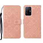 Custodia per cellulare in pelle con motivo goffrato stile etnico, For Xiaomi Mi 11T