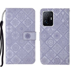 Custodia per cellulare in pelle con motivo goffrato stile etnico, For Xiaomi Mi 11T