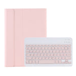 Custodia in pelle per tastiera Bluetooth color caramella A610B con slot per penna, For Samsung Galaxy Tab S6 Lite