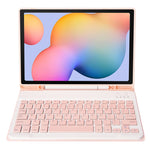 Custodia in pelle per tastiera Bluetooth color caramella A610B con slot per penna, For Samsung Galaxy Tab S6 Lite