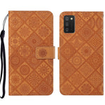 Custodia per cellulare in pelle con motivo goffrato stile etnico, For OPPO A94 4G, For Samsung Galaxy A03s 164mm, For Samsung Galaxy A13 4G
