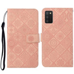 Custodia per cellulare in pelle con motivo goffrato stile etnico, For OPPO A94 4G, For Samsung Galaxy A03s 164mm, For Samsung Galaxy A13 4G