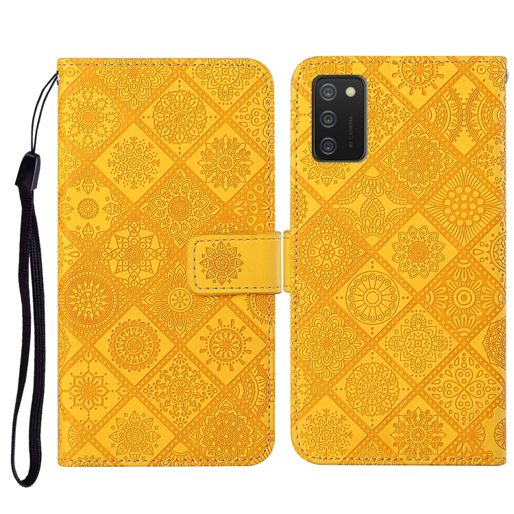 Custodia per cellulare in pelle con motivo goffrato stile etnico, For OPPO A94 4G, For Samsung Galaxy A03s 164mm, For Samsung Galaxy A13 4G