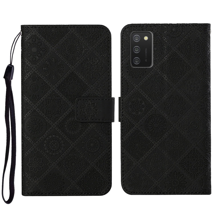 Custodia per cellulare in pelle con motivo goffrato stile etnico, For OPPO A94 4G, For Samsung Galaxy A03s 164mm, For Samsung Galaxy A13 4G