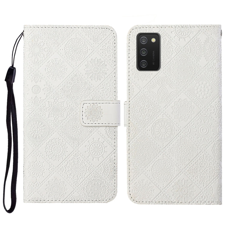Custodia per cellulare in pelle con motivo goffrato stile etnico, For OPPO A94 4G, For Samsung Galaxy A03s 164mm, For Samsung Galaxy A13 4G