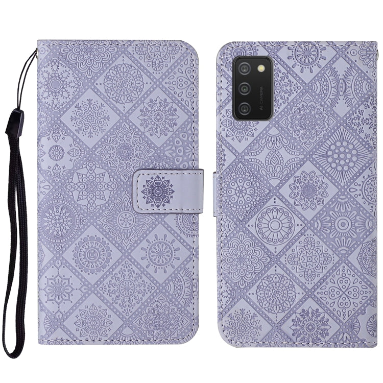 Custodia per cellulare in pelle con motivo goffrato stile etnico, For OPPO A94 4G, For Samsung Galaxy A03s 164mm, For Samsung Galaxy A13 4G