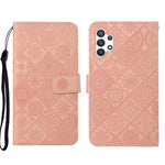 Custodia per cellulare in pelle con motivo goffrato stile etnico, For OPPO A94 4G, For Samsung Galaxy A03s 164mm, For Samsung Galaxy A13 4G
