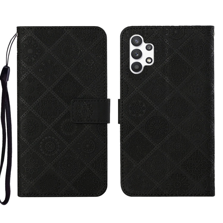 Custodia per cellulare in pelle con motivo goffrato stile etnico, For OPPO A94 4G, For Samsung Galaxy A03s 164mm, For Samsung Galaxy A13 4G