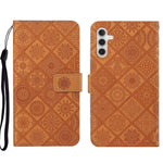 Custodia per cellulare in pelle con motivo goffrato stile etnico, For Samsung Galaxy A13 5G, For Samsung Galaxy A22 5G, For Samsung Galaxy A22 4G