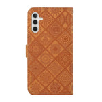 Custodia per cellulare in pelle con motivo goffrato stile etnico, For Samsung Galaxy A13 5G, For Samsung Galaxy A22 5G, For Samsung Galaxy A22 4G