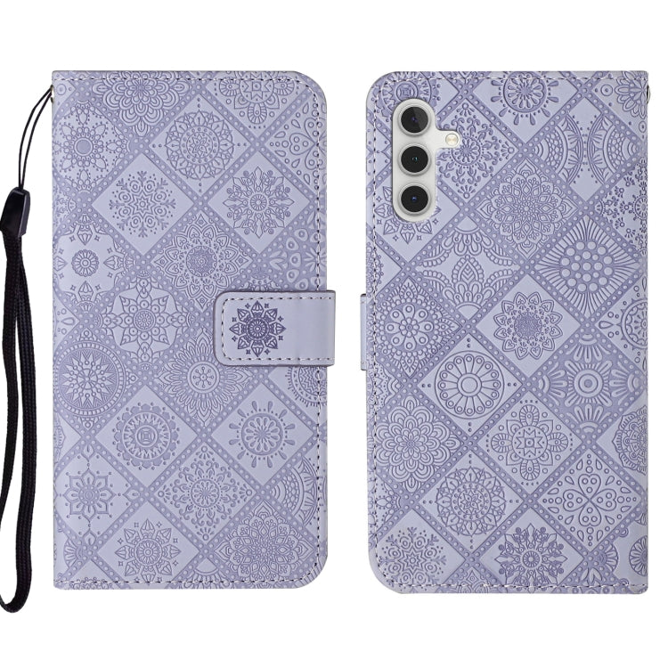 Custodia per cellulare in pelle con motivo goffrato stile etnico, For Samsung Galaxy A13 5G, For Samsung Galaxy A22 5G, For Samsung Galaxy A22 4G
