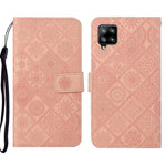 Custodia per cellulare in pelle con motivo goffrato stile etnico, For Samsung Galaxy A13 5G, For Samsung Galaxy A22 5G, For Samsung Galaxy A22 4G