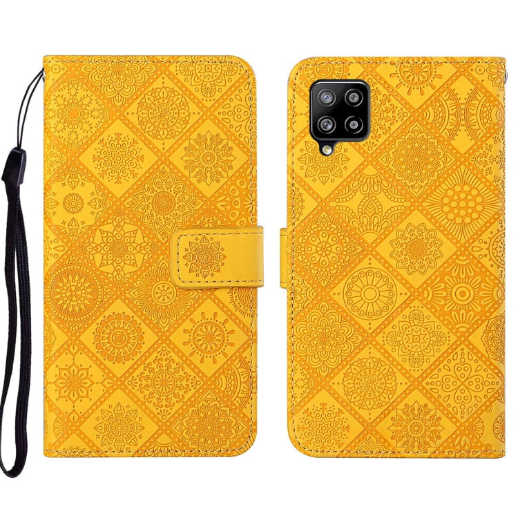 Custodia per cellulare in pelle con motivo goffrato stile etnico, For Samsung Galaxy A13 5G, For Samsung Galaxy A22 5G, For Samsung Galaxy A22 4G