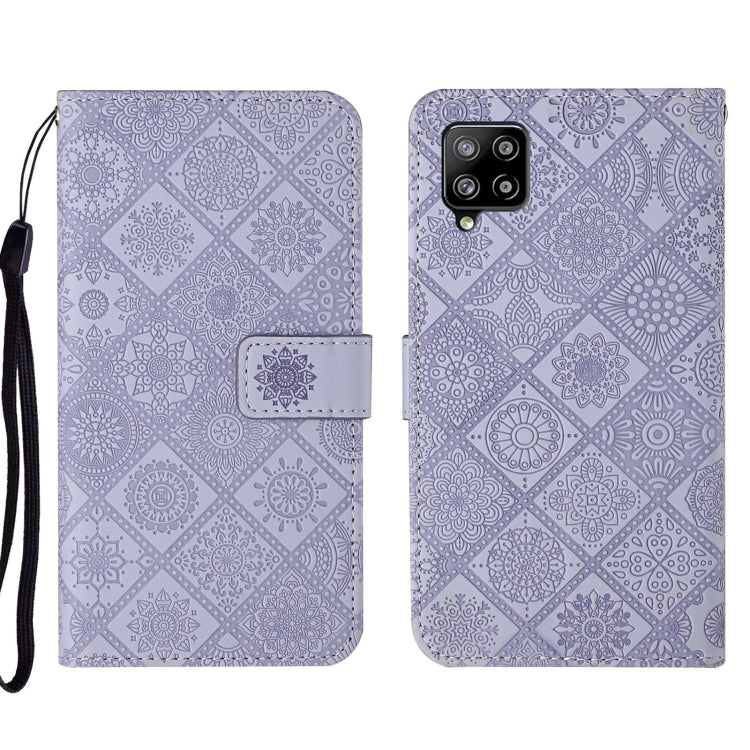 Custodia per cellulare in pelle con motivo goffrato stile etnico, For Samsung Galaxy A13 5G, For Samsung Galaxy A22 5G, For Samsung Galaxy A22 4G