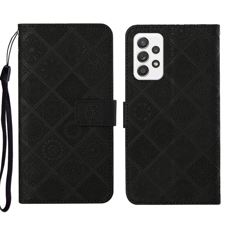 Custodia per cellulare in pelle con motivo goffrato stile etnico, For Samsung Galaxy A23, For Samsung Galaxy A32 4G, For Samsung Galaxy A32 5G