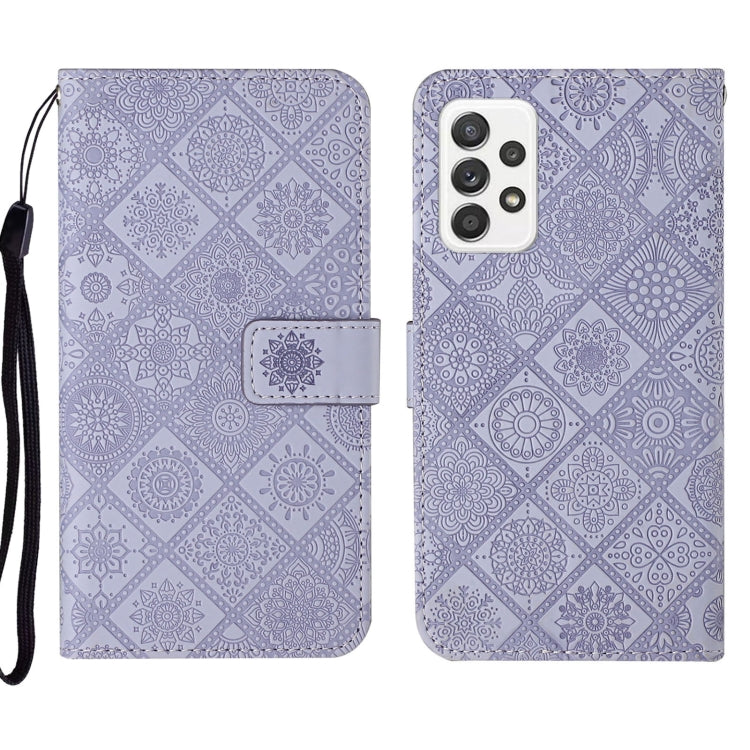 Custodia per cellulare in pelle con motivo goffrato stile etnico, For Samsung Galaxy A23, For Samsung Galaxy A32 4G, For Samsung Galaxy A32 5G
