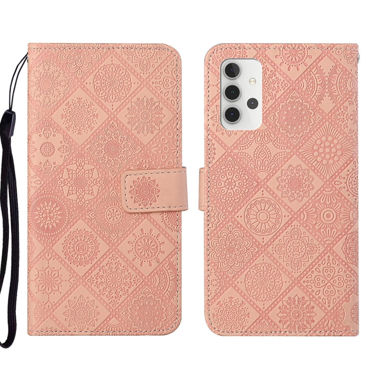 Custodia per cellulare in pelle con motivo goffrato stile etnico, For Samsung Galaxy A23, For Samsung Galaxy A32 4G, For Samsung Galaxy A32 5G