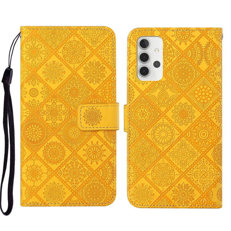 Custodia per cellulare in pelle con motivo goffrato stile etnico, For Samsung Galaxy A23, For Samsung Galaxy A32 4G, For Samsung Galaxy A32 5G