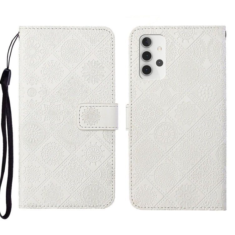 Custodia per cellulare in pelle con motivo goffrato stile etnico, For Samsung Galaxy A23, For Samsung Galaxy A32 4G, For Samsung Galaxy A32 5G
