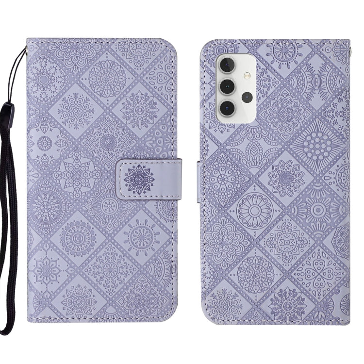Custodia per cellulare in pelle con motivo goffrato stile etnico, For Samsung Galaxy A23, For Samsung Galaxy A32 4G, For Samsung Galaxy A32 5G