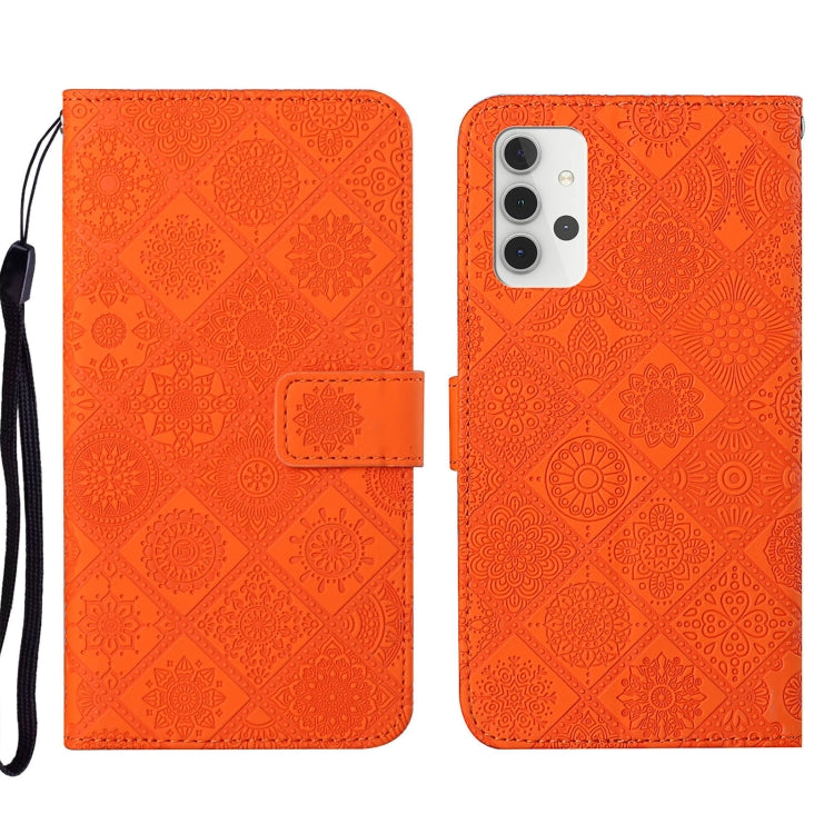 Custodia per cellulare in pelle con motivo goffrato stile etnico, For Samsung Galaxy A23, For Samsung Galaxy A32 4G, For Samsung Galaxy A32 5G