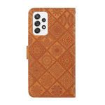 Custodia per cellulare in pelle con motivo goffrato stile etnico, For Samsung Galaxy A33 5G, For Samsung Galaxy A52, For Samsung Galaxy A53