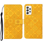 Custodia per cellulare in pelle con motivo goffrato stile etnico, For Samsung Galaxy A33 5G, For Samsung Galaxy A52, For Samsung Galaxy A53